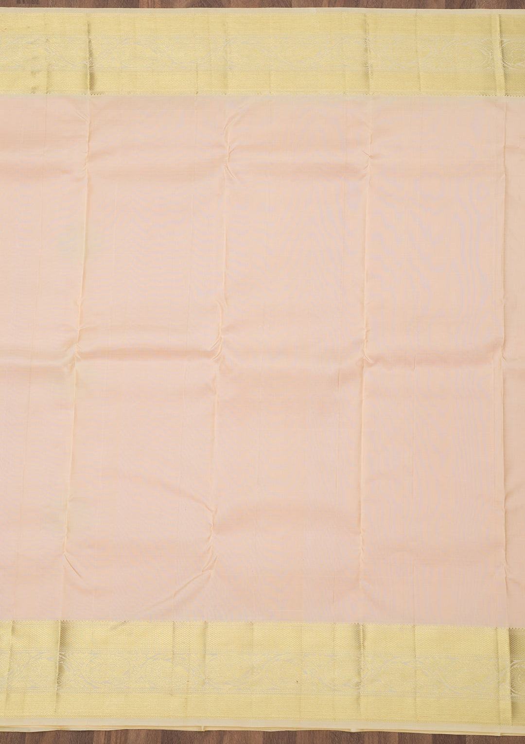 Baby Pink Zariwork Pure Silk Saree-Koskii