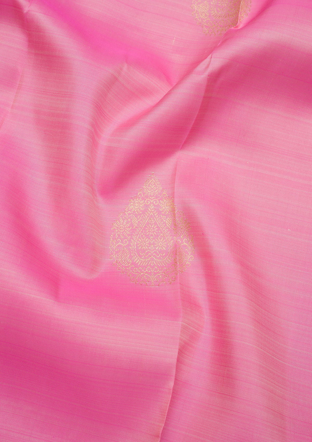 Baby Pink Zariwork Pure Silk Saree-Koskii