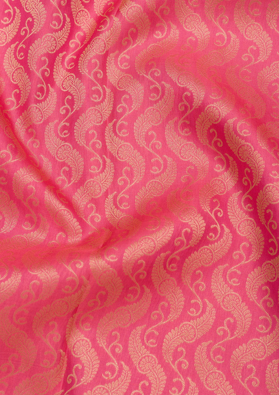 Baby Pink Zariwork Pure Silk Saree-Koskii