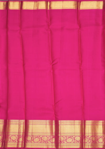 Baby Pink Zariwork Pure Silk Saree-Koskii