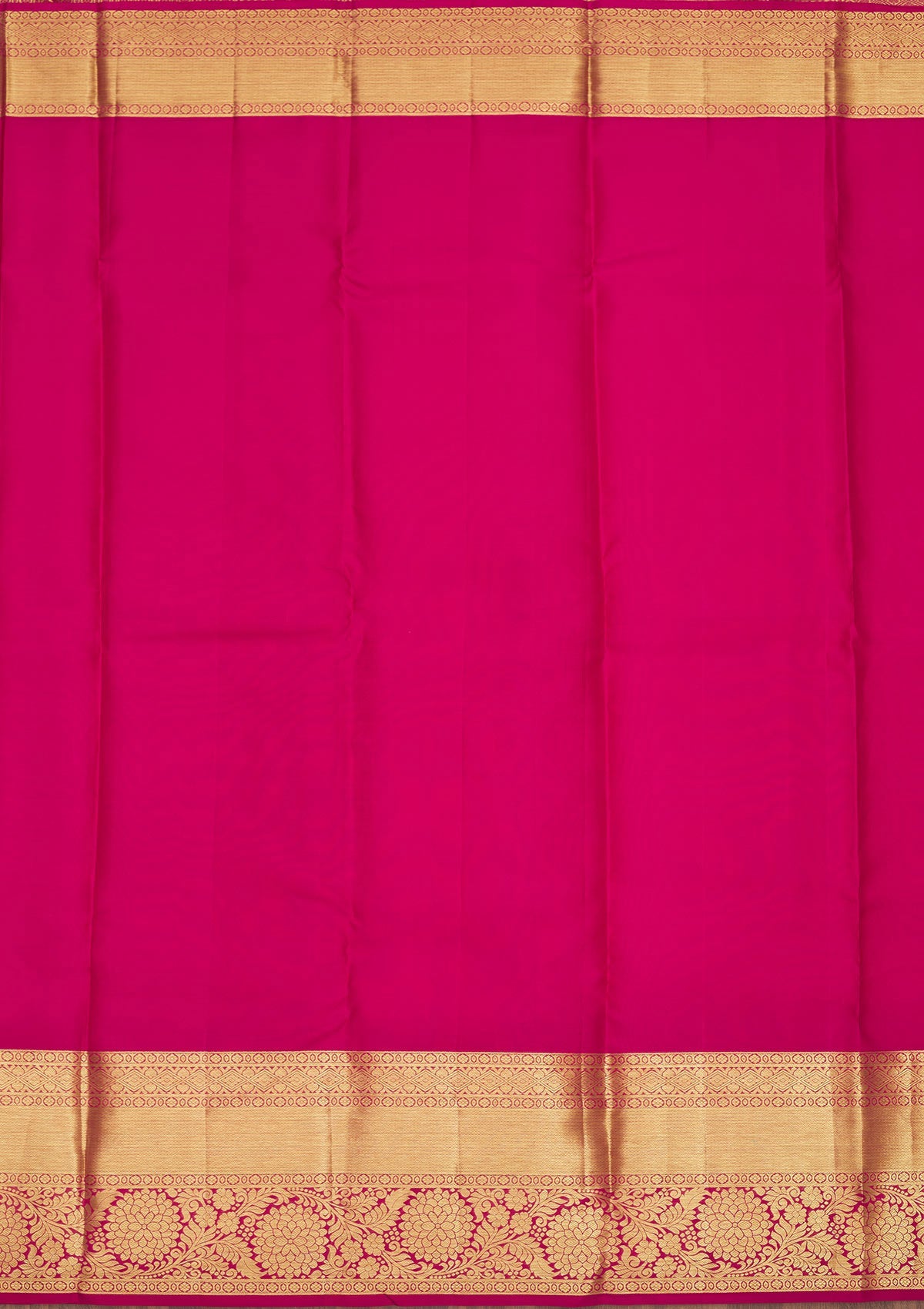 Baby Pink Zariwork Pure Silk Saree-Koskii