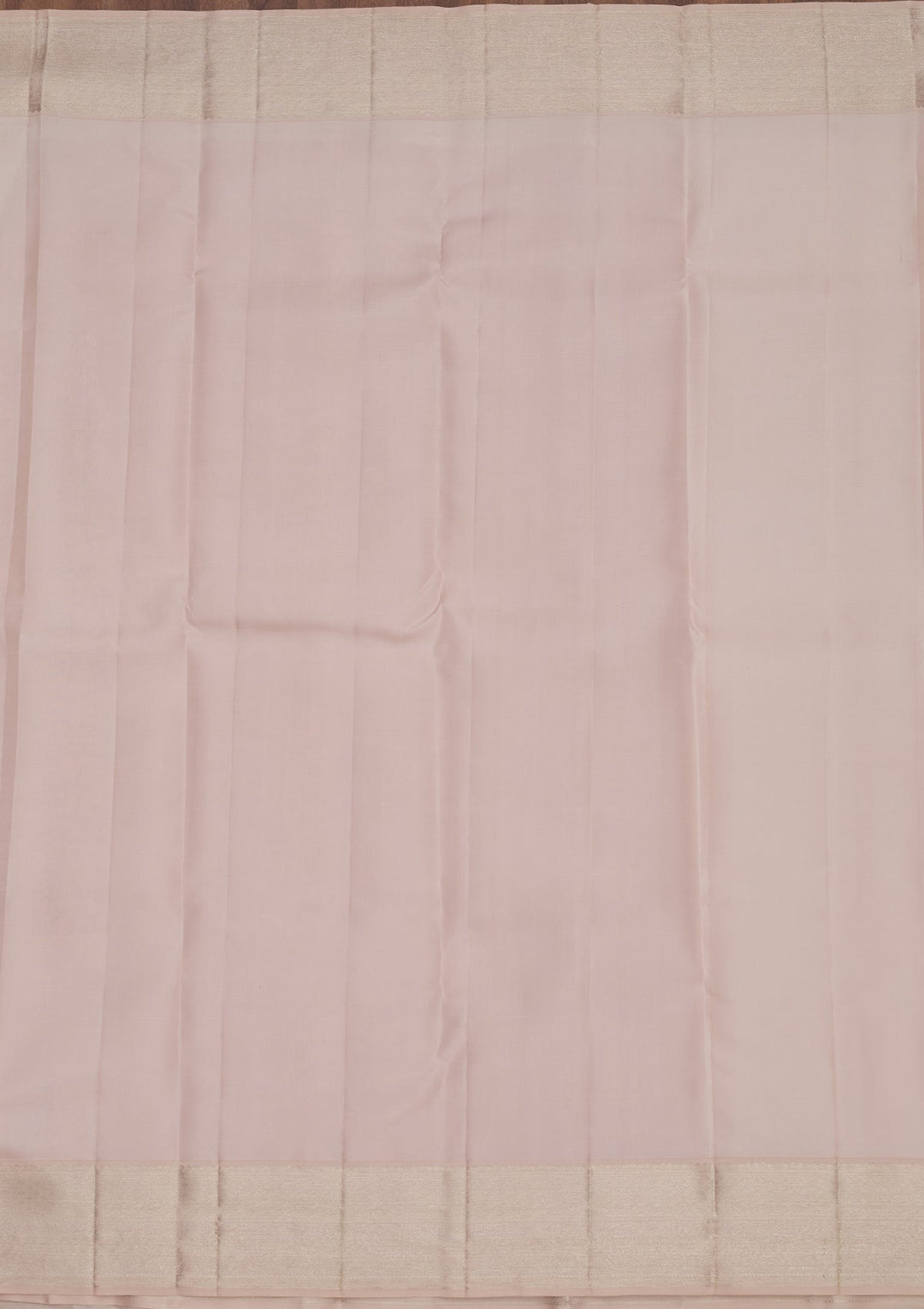 Baby Pink Zariwork Pure Silk Saree