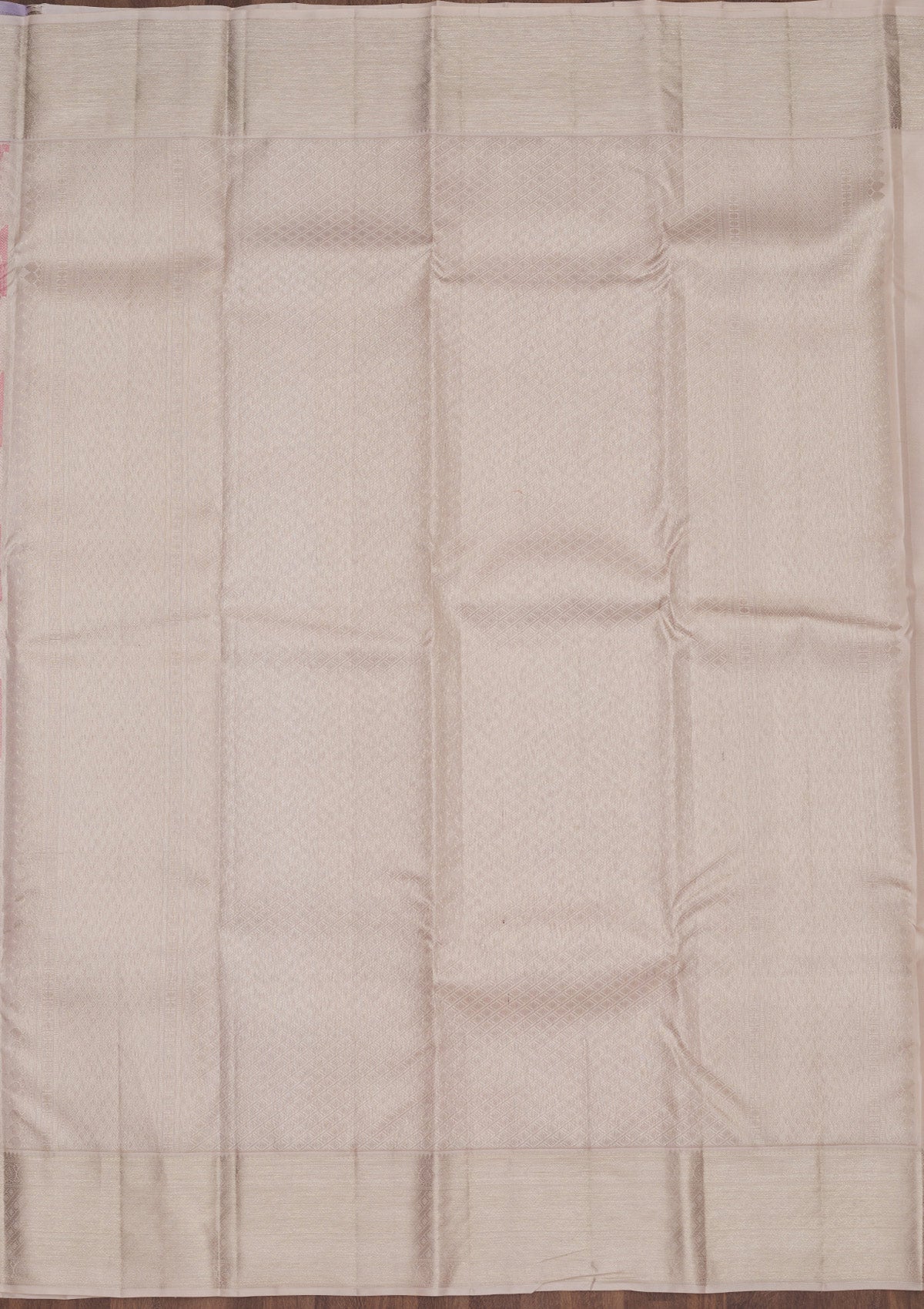 Baby Pink Zariwork Pure Silk Saree