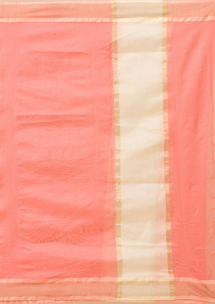 Pink Banarasi Cotton Readymade Salwar Kameez-Koskii