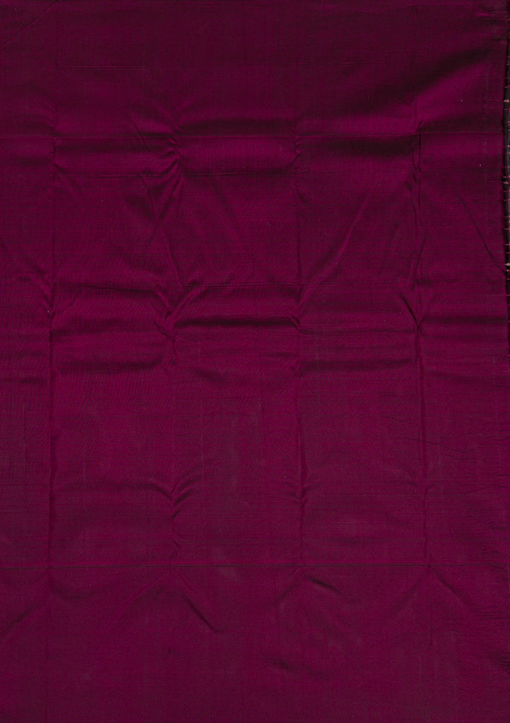 Beige Silver Zariwork Pure Silk Saree-Koskii