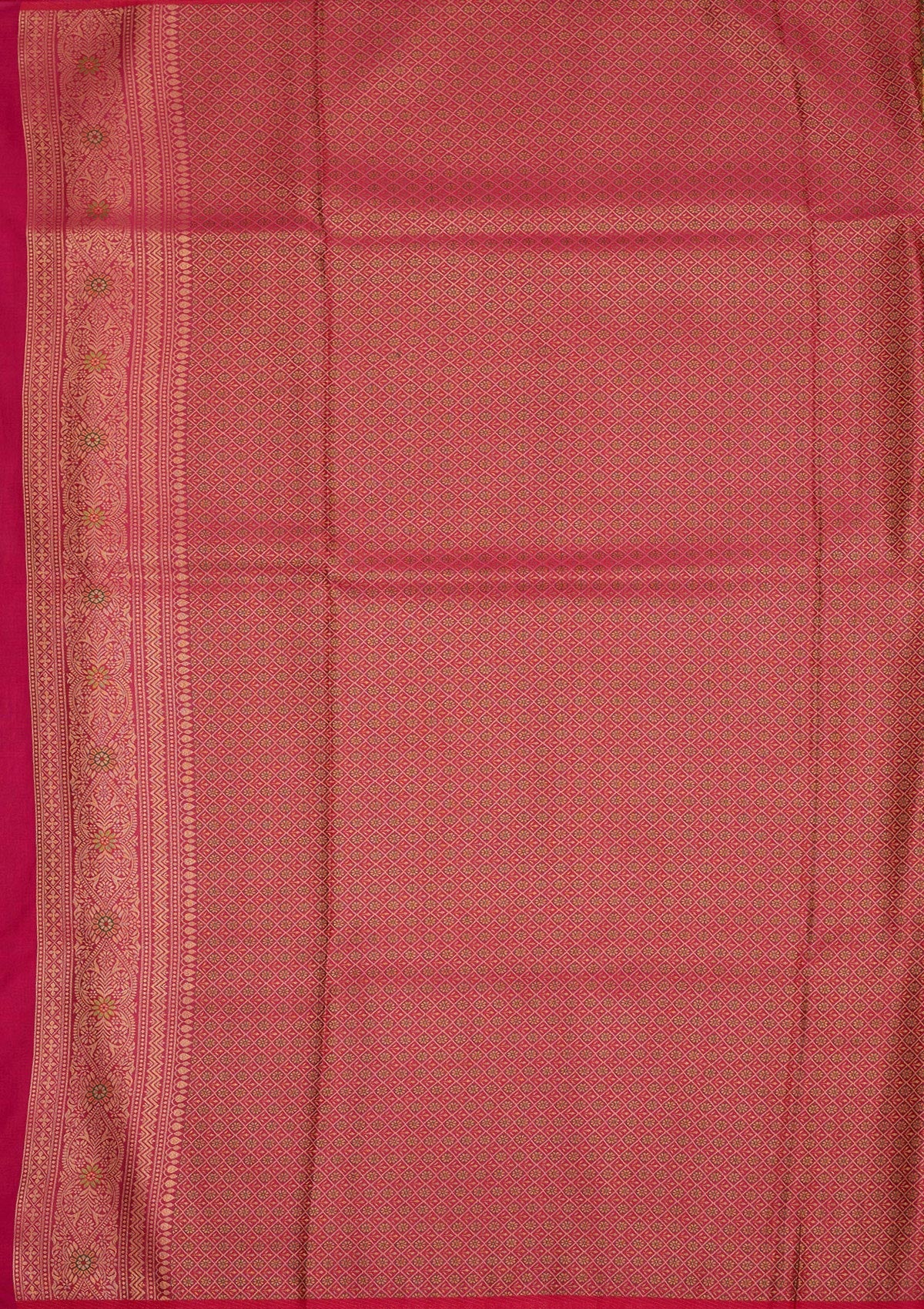 Beige Zariwork Art Silk Saree-Koskii