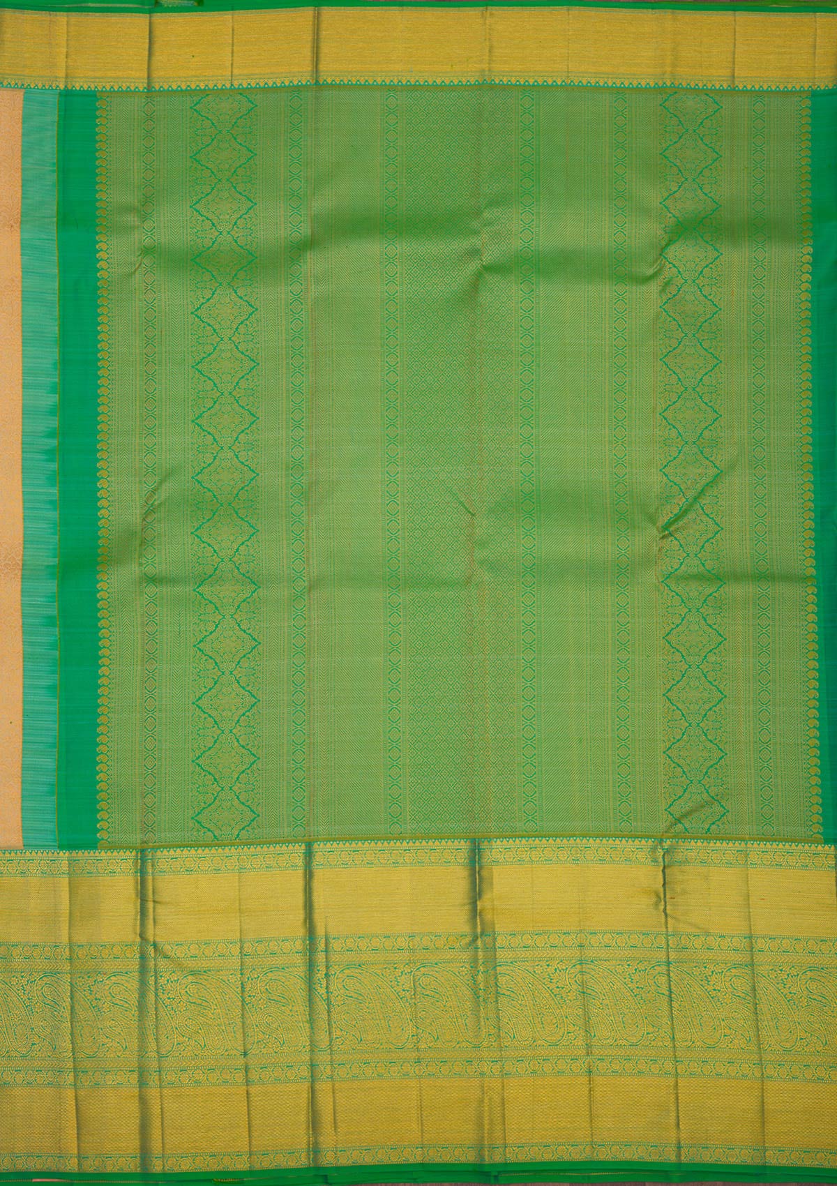 Beige Zariwork Pure Silk Saree-Koskii