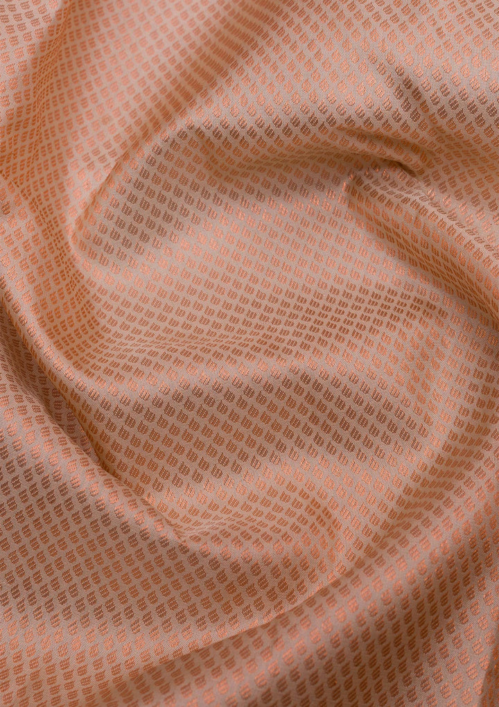 Beige Zariwork Pure Silk Saree-Koskii