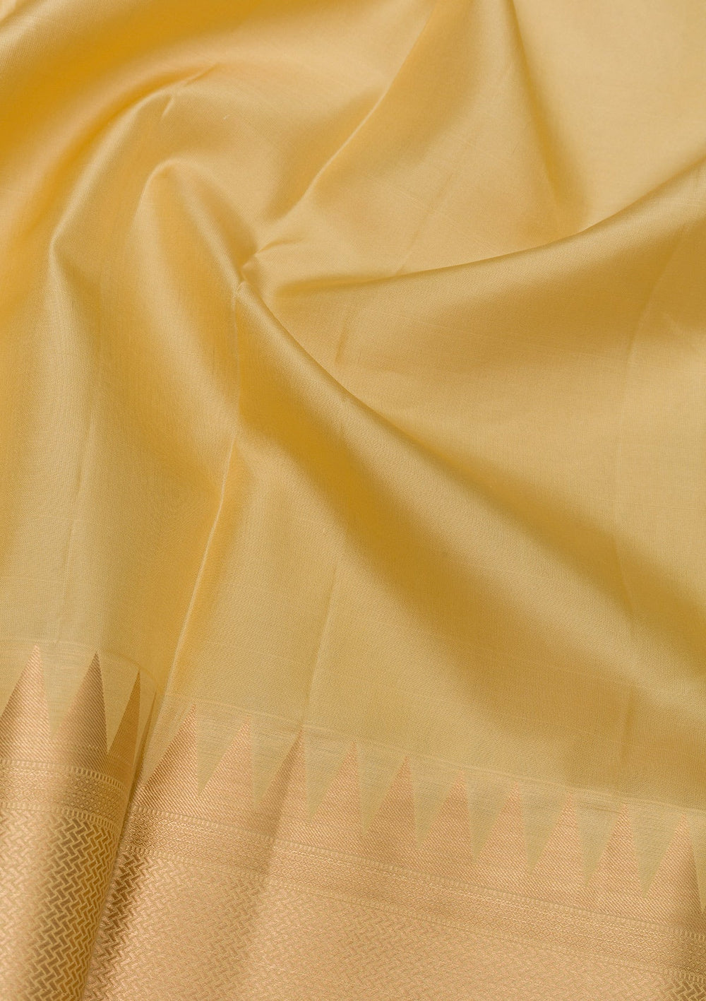 Beige Zariwork Pure Silk Saree-Koskii