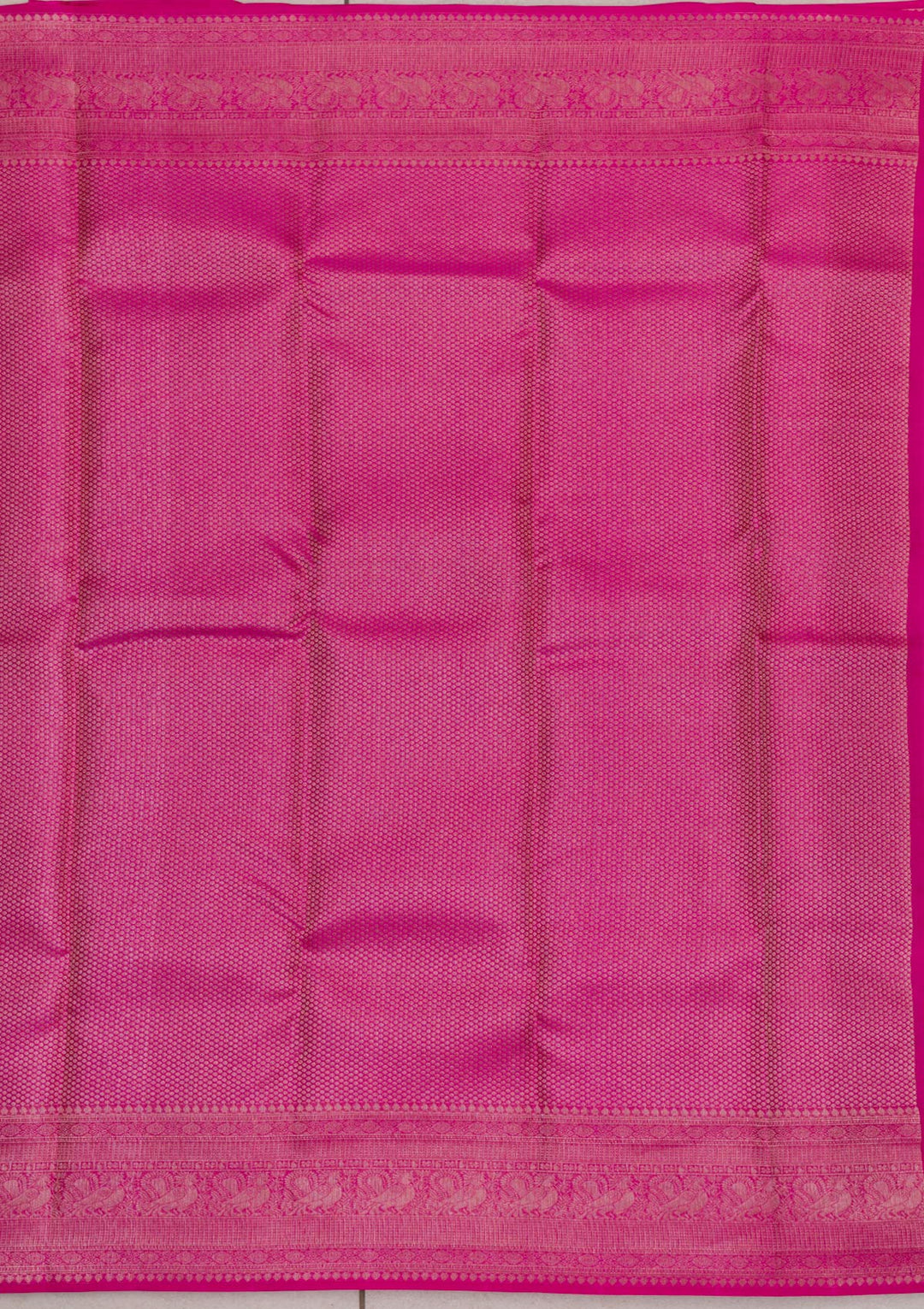 Beige Zariwork Pure Silk Saree-Koskii