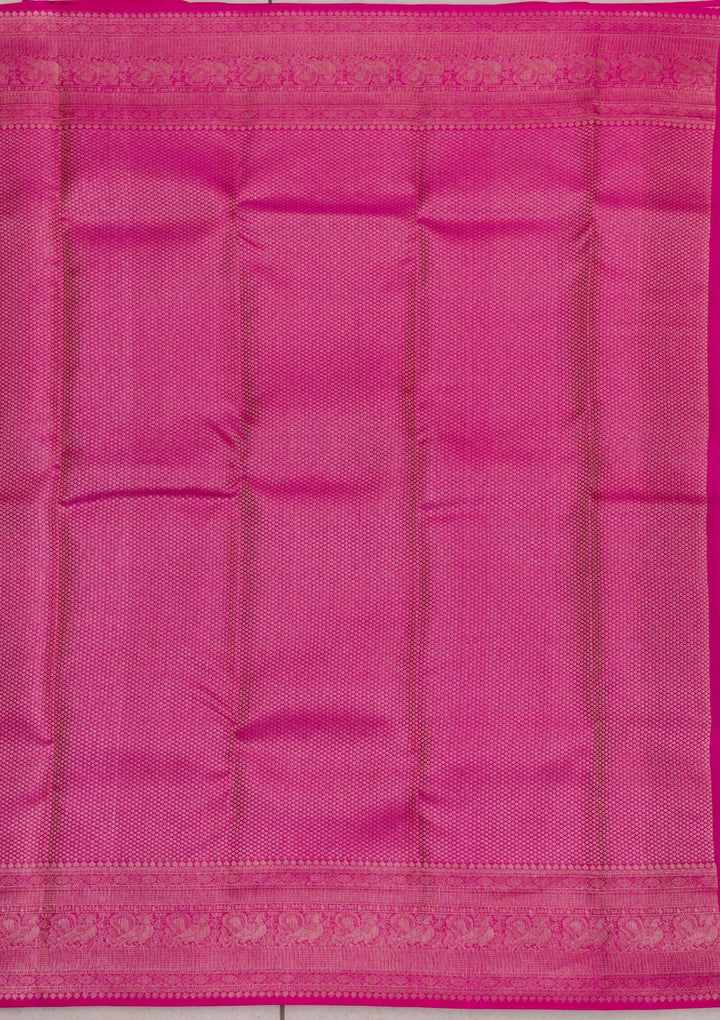 Beige Zariwork Pure Silk Saree-Koskii