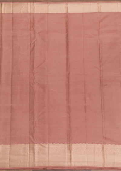 Beige Zariwork Pure Silk Saree-Koskii