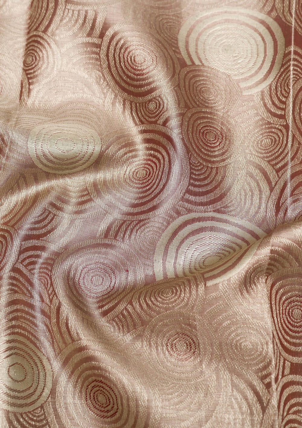 Beige Zariwork Pure Silk Saree-Koskii