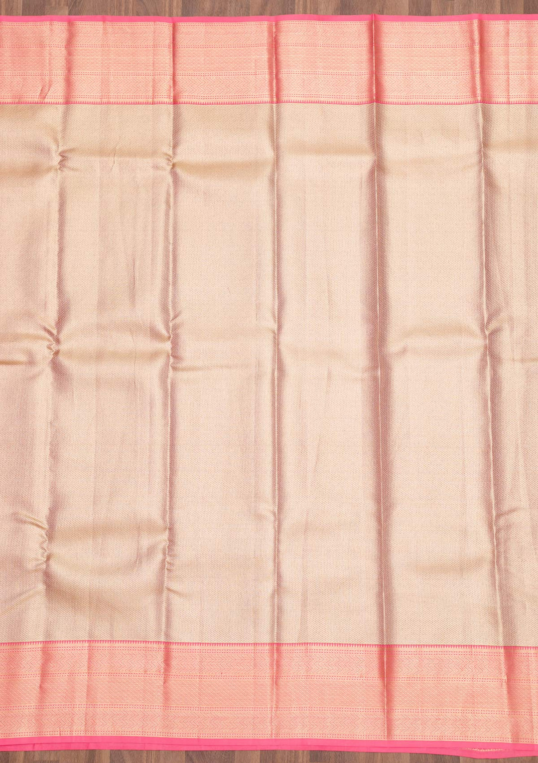Beige Zariwork Pure Silk Saree-Koskii