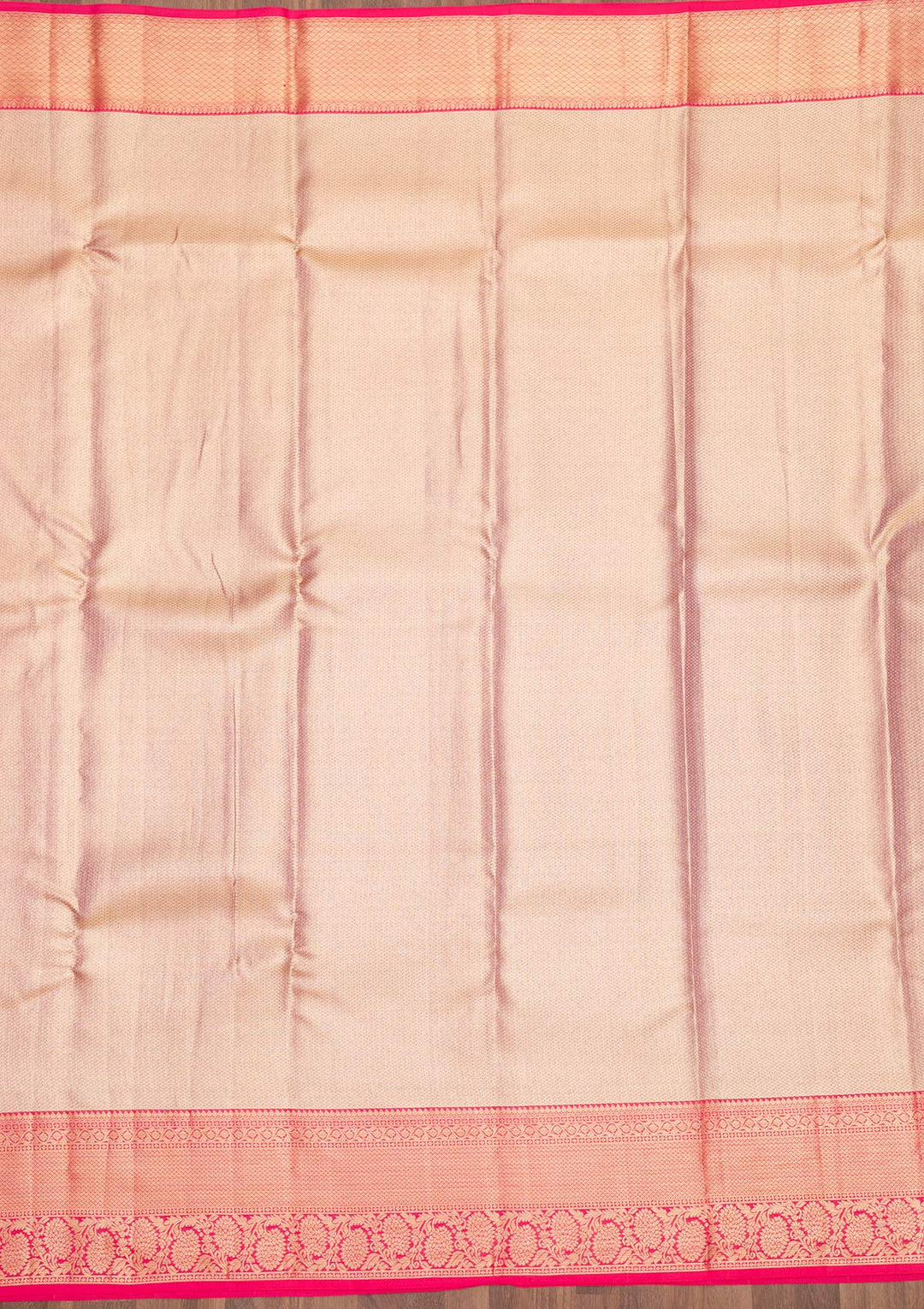 Beige Zariwork Pure Silk Saree-Koskii