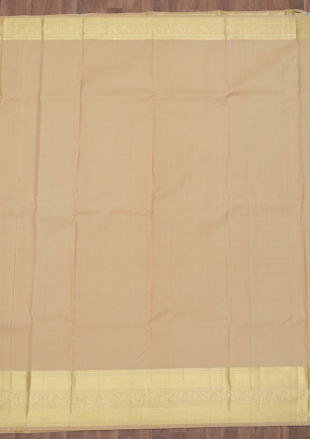 Beige Zariwork Pure Silk Saree-Koskii