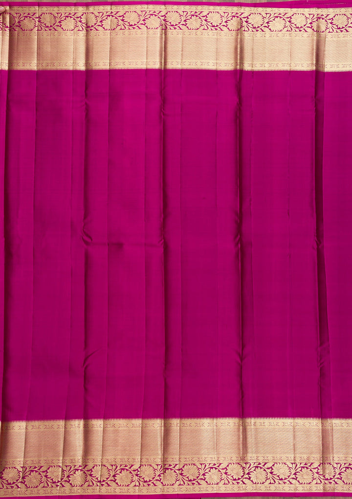 Beige Zariwork Pure Silk Saree-Koskii