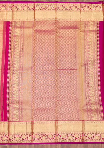 Beige Zariwork Pure Silk Saree-Koskii