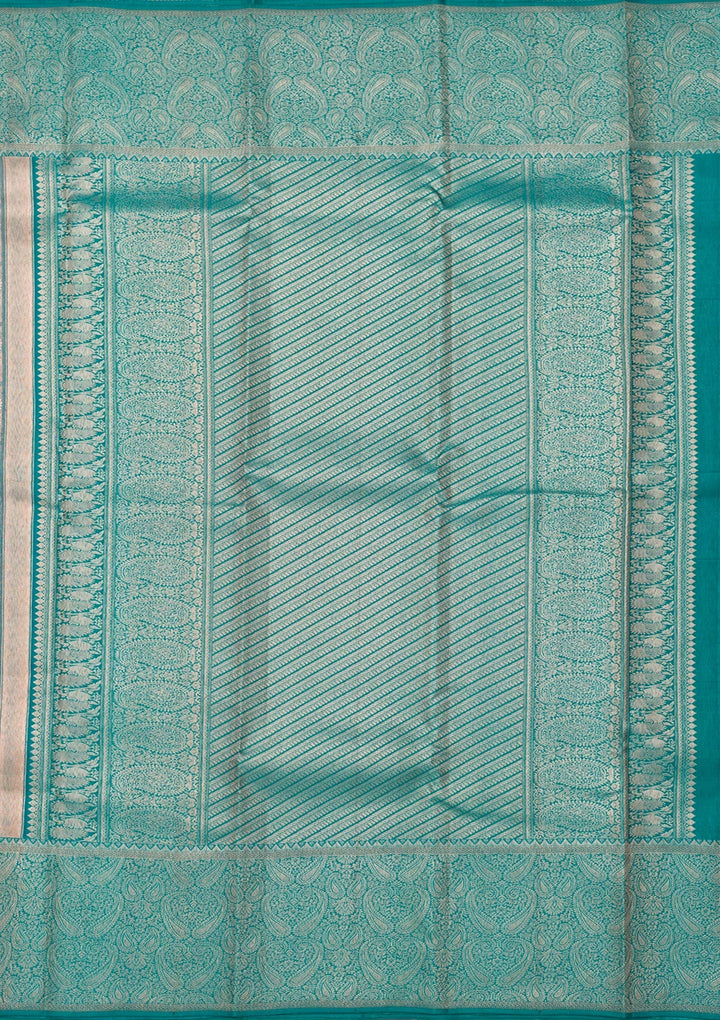 Beige Zariwork Pure Silk Saree-Koskii