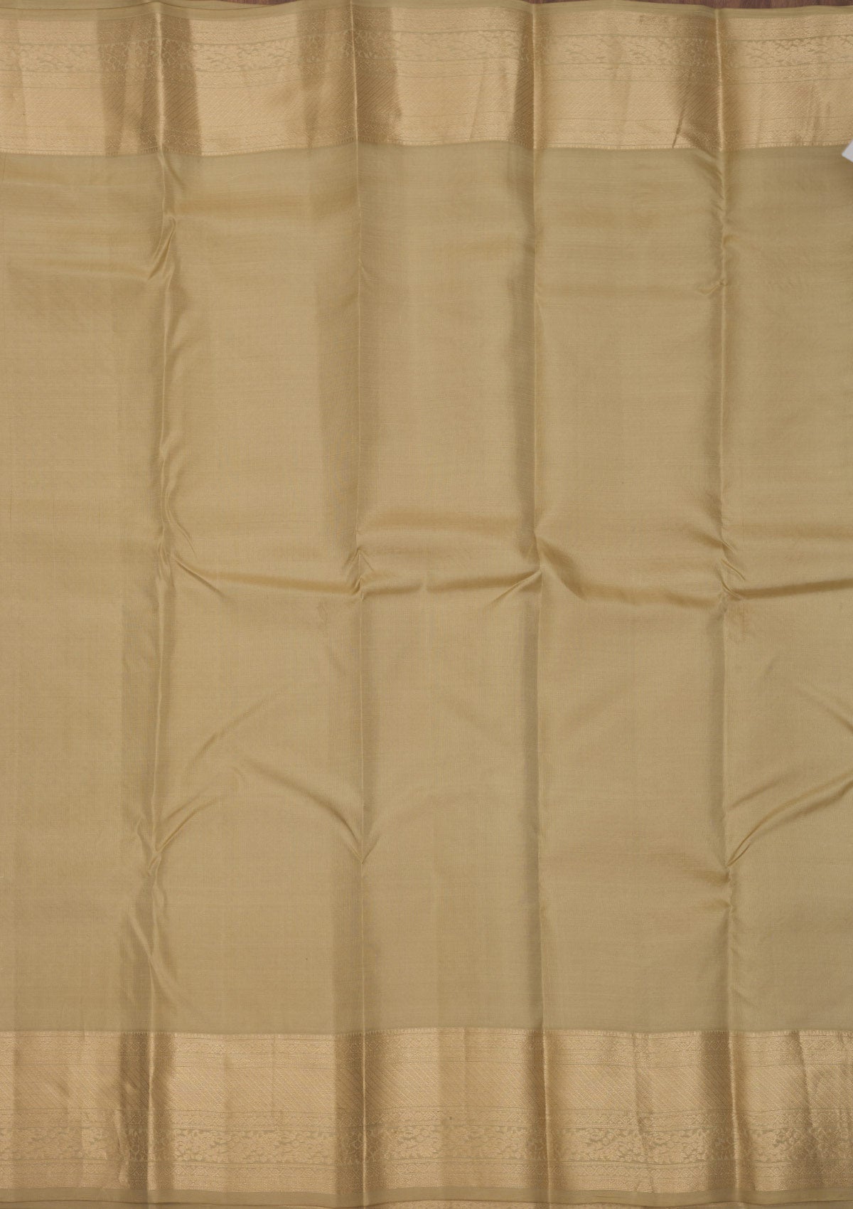 Beige Zariwork Pure Silk Saree