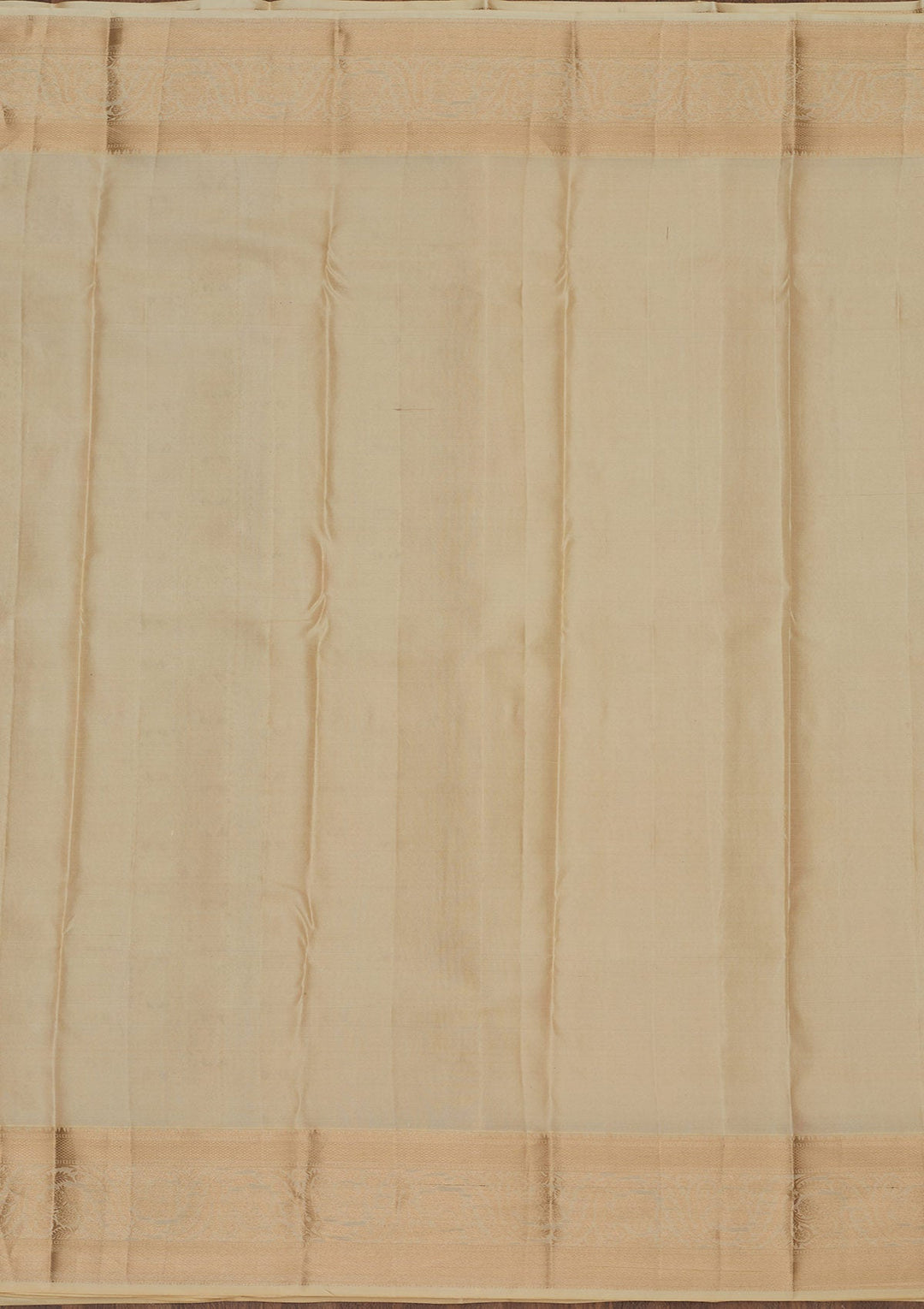 Beige Zariwork Pure Silk Saree-Koskii