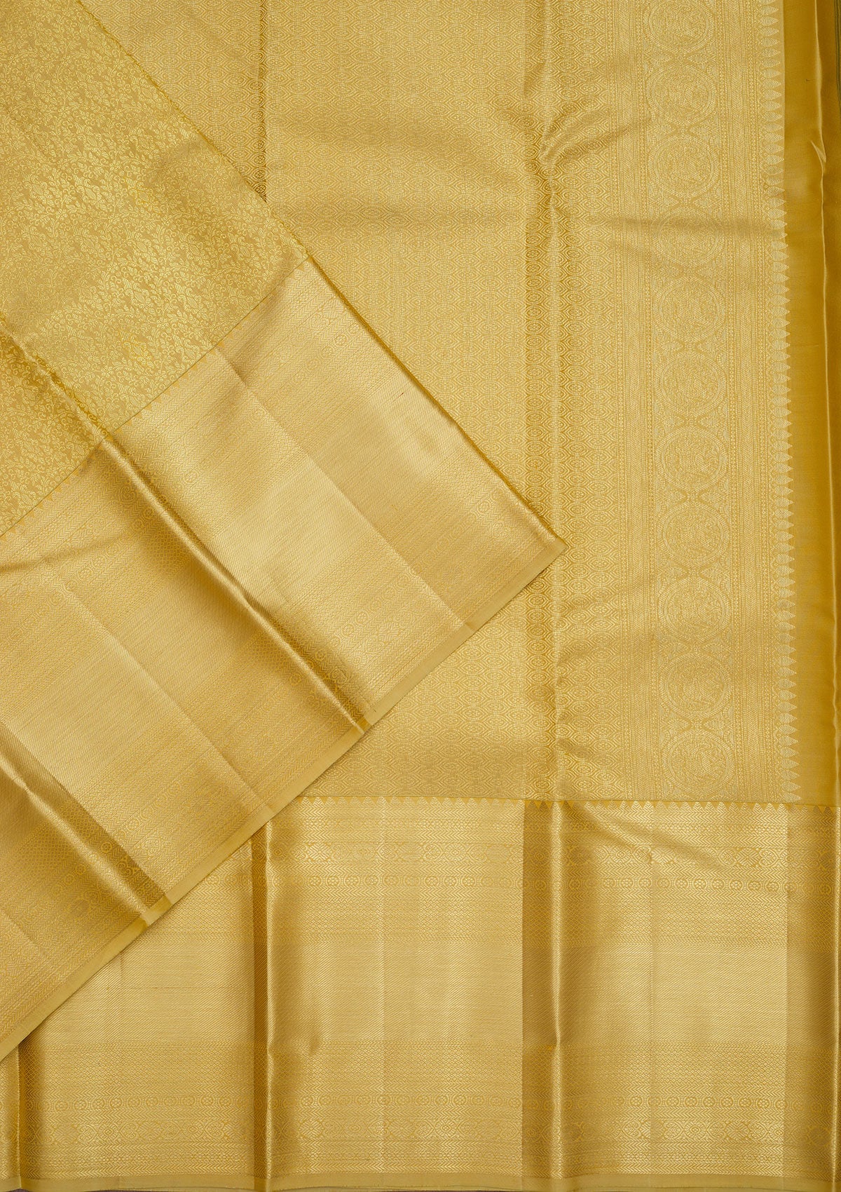 Beige Zariwork Pure Silk Saree-Koskii