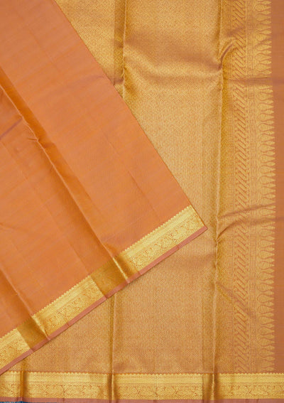 Beige Zariwork Pure Silk Saree-Koskii