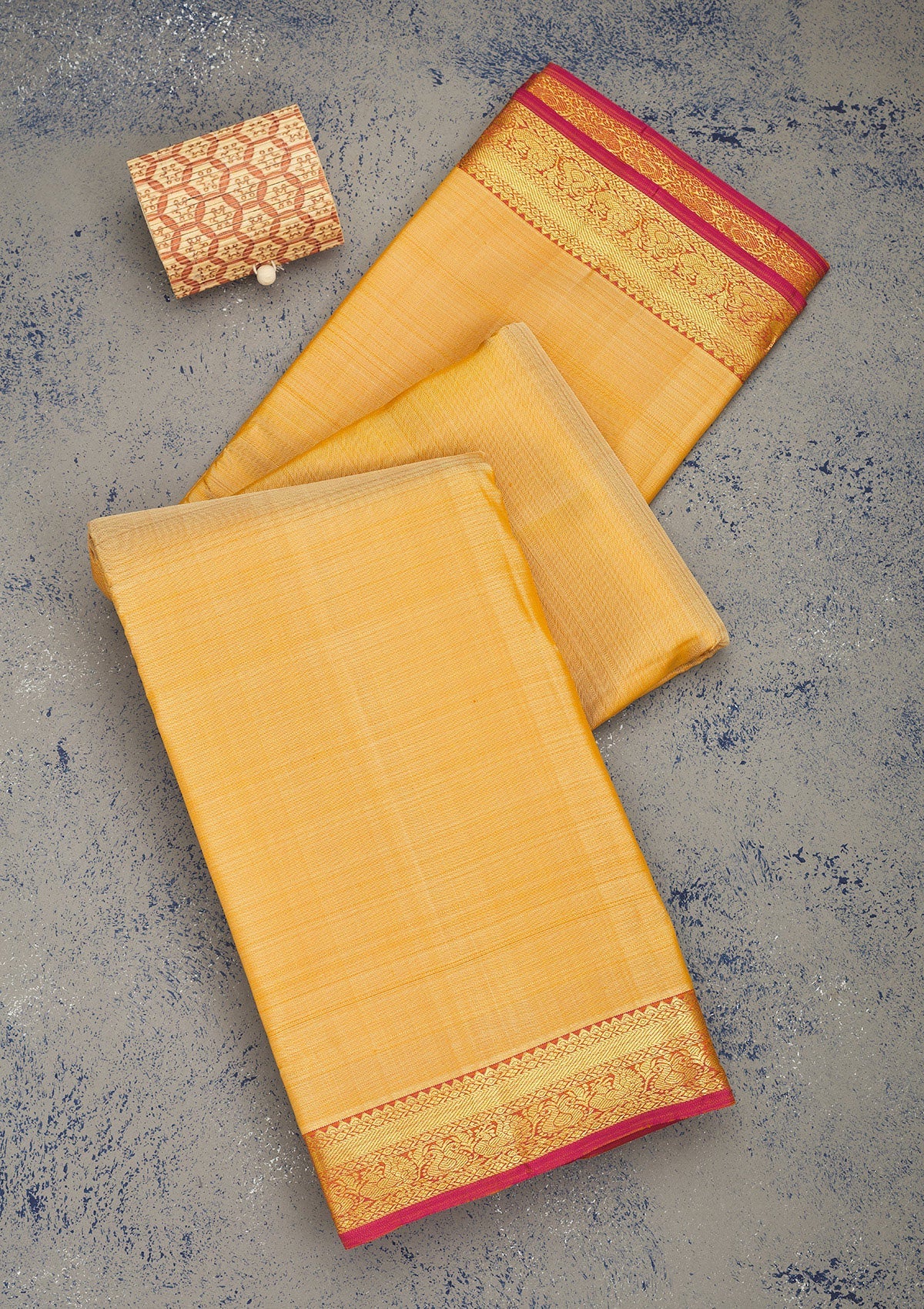 Beige Zariwork Pure Silk Saree-Koskii