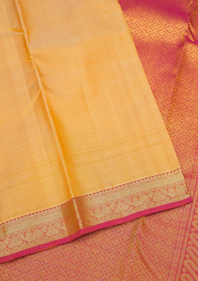 Beige Zariwork Pure Silk Saree-Koskii