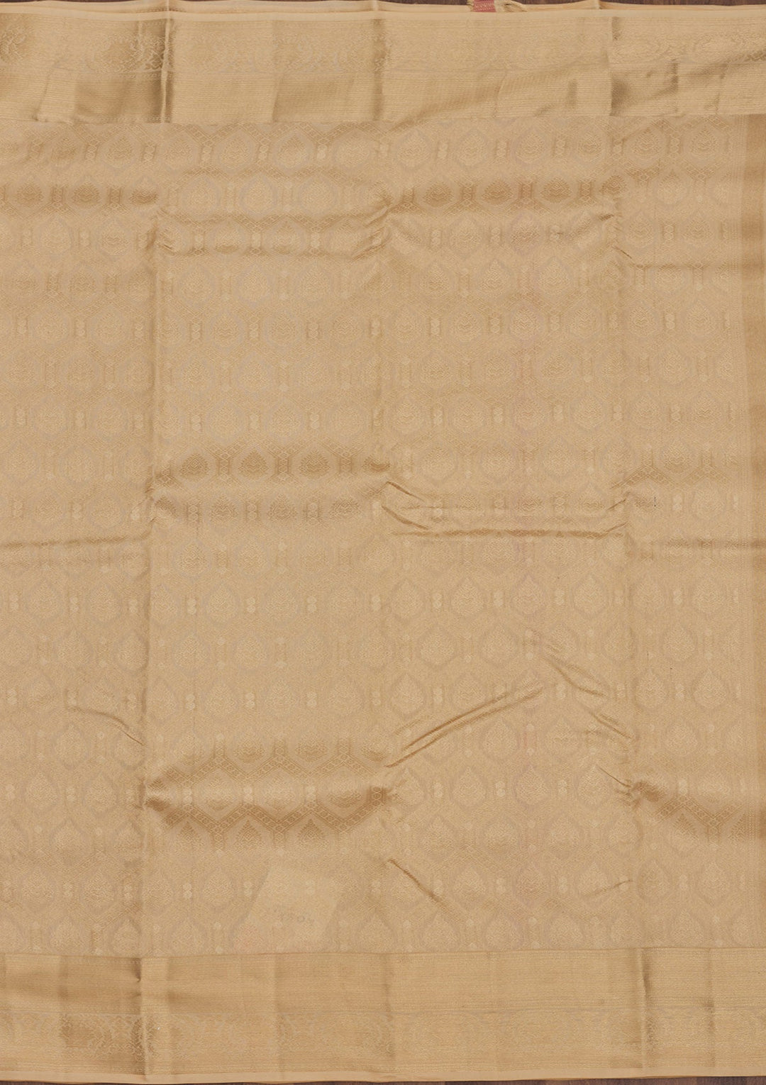 Beige Zariwork Pure Silk Saree