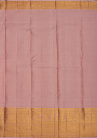 Beige Zariwork Pure Silk Saree