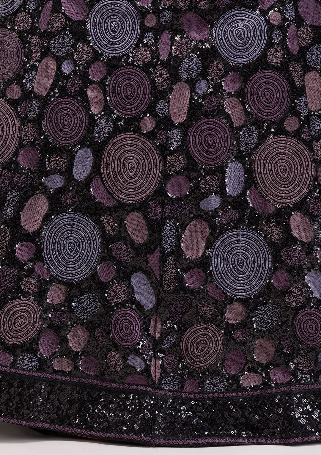 Black Cutdana Net Gown-Koskii