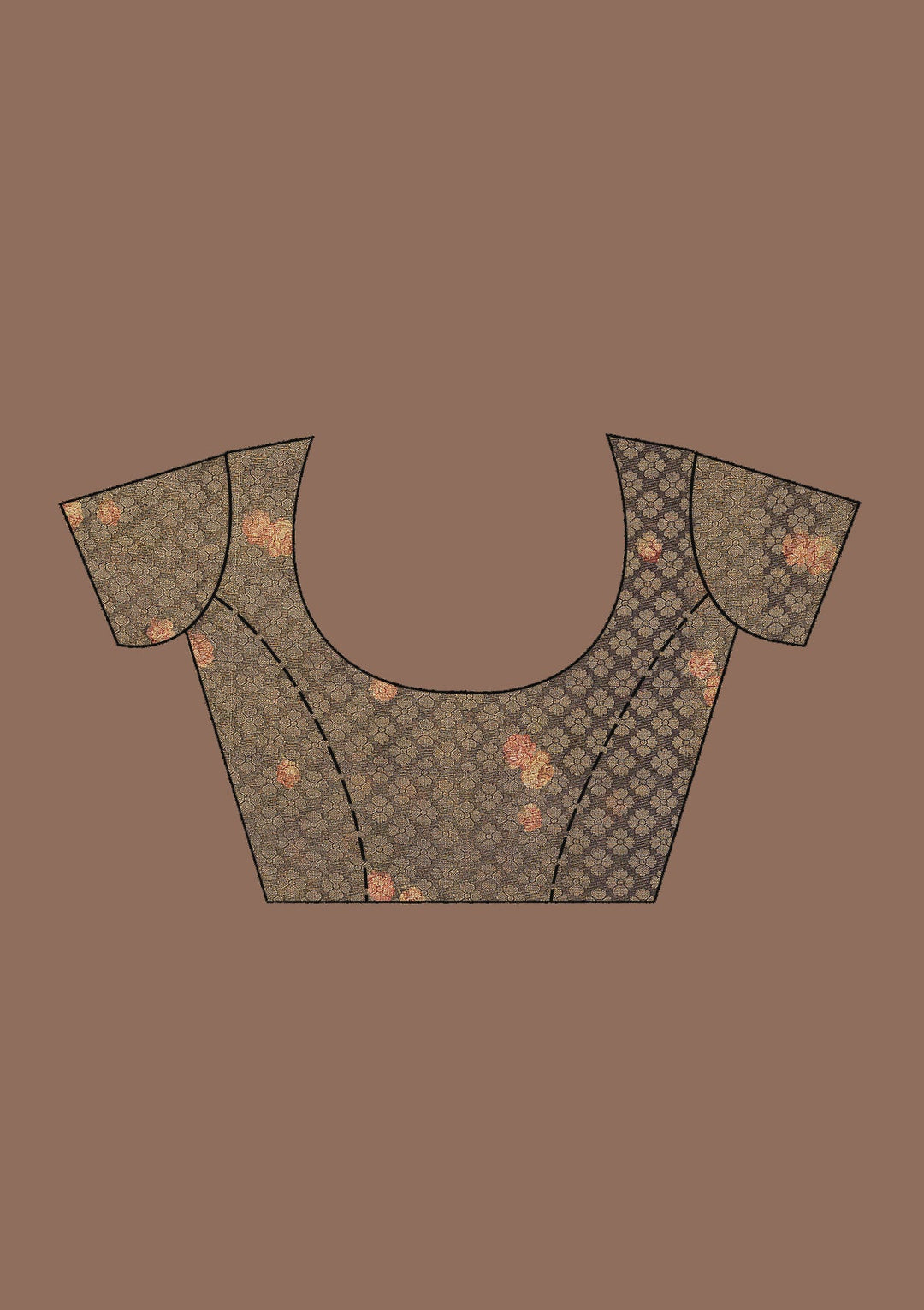 Baby Pink Stonework Tissue Designer Saree-Koskii