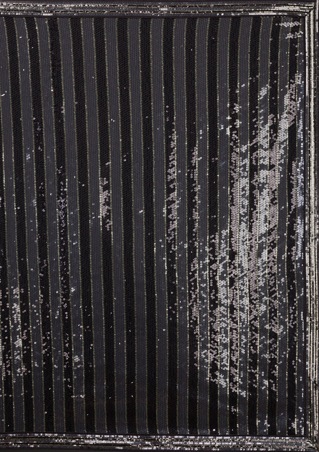 Black Sequins Georgette Saree-Koskii