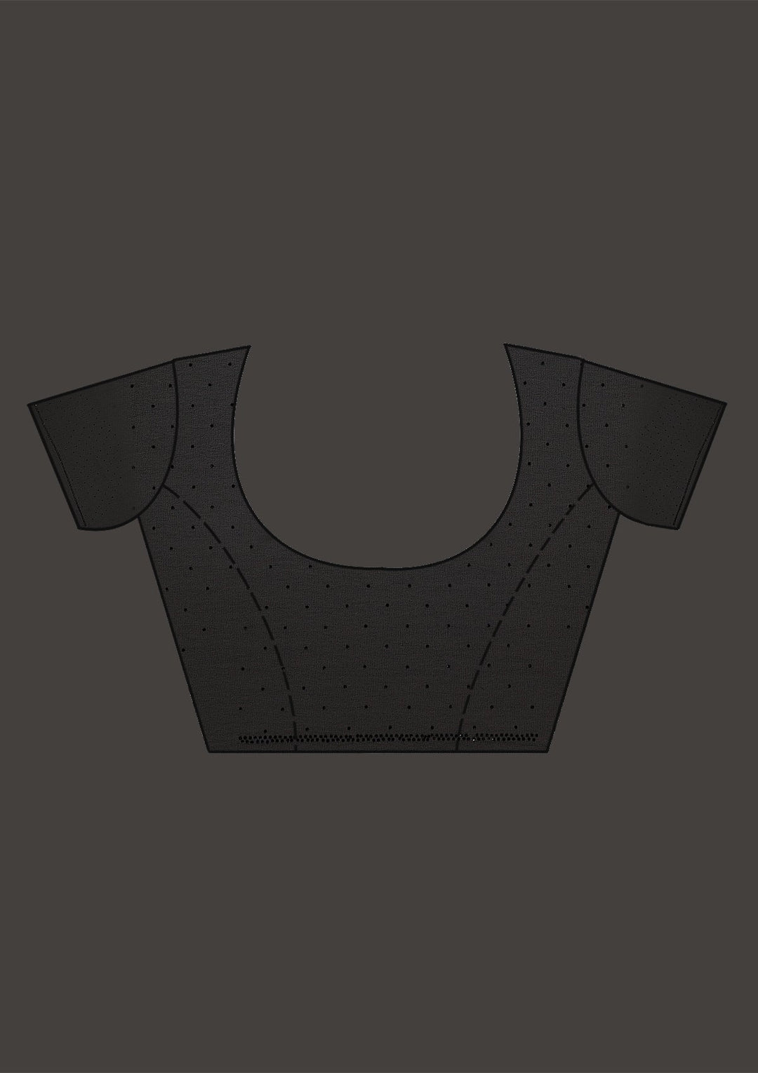 Black Stonework Georgette Saree-Koskii