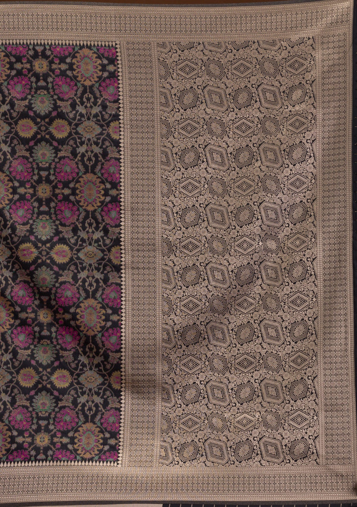 Peach Stonework Net Designer Saree-Koskii