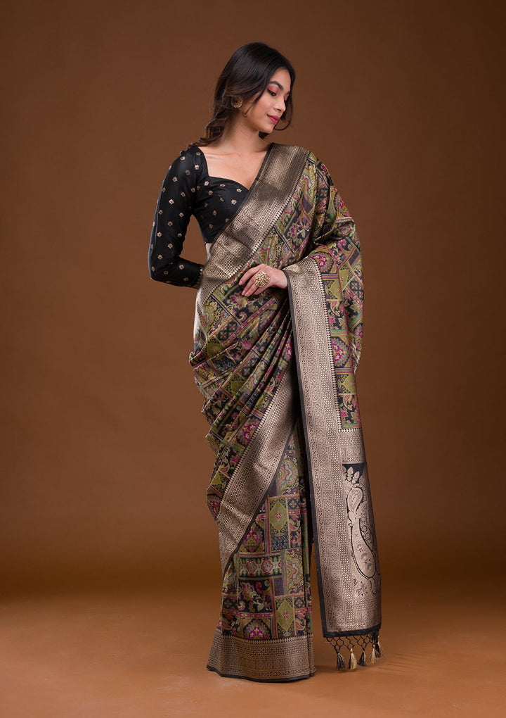 Onion Pink Stonework Net Designer Saree-Koskii