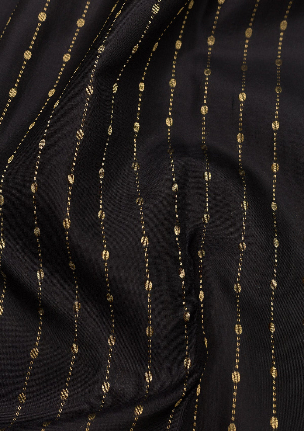 Black Zariwork Pure Silk Saree-Koskii