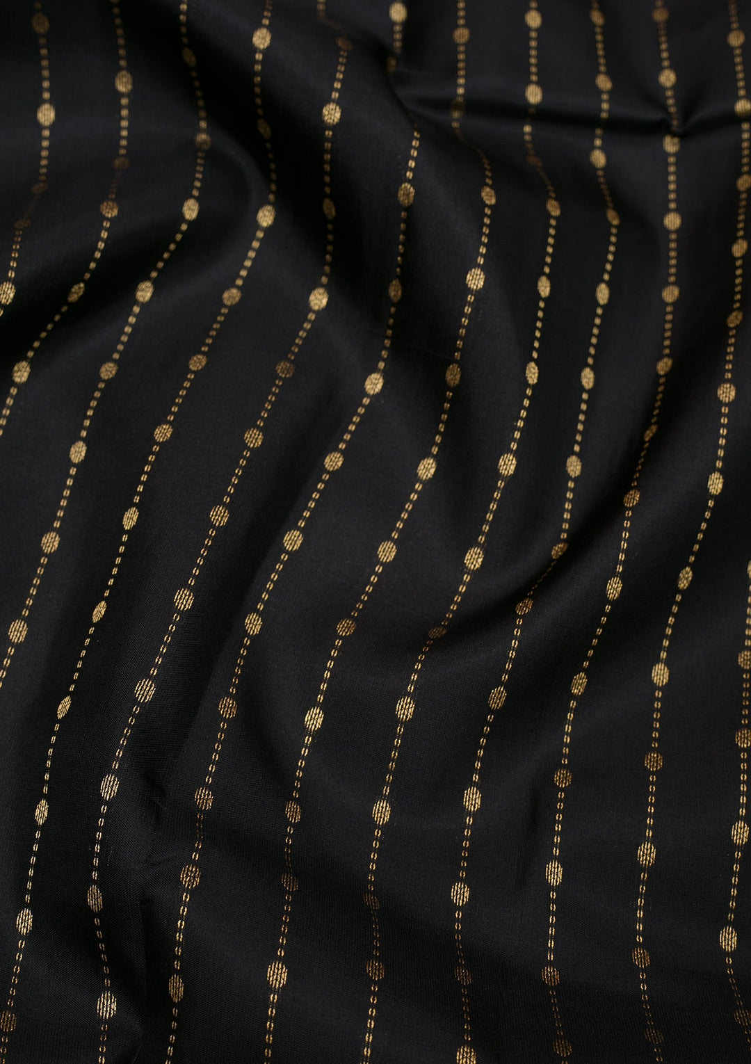 Black Zariwork Pure Silk Saree-Koskii
