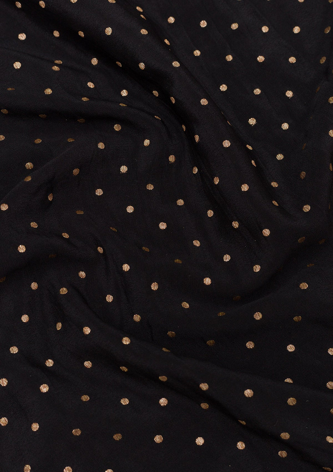 Black Zariwork Pure Silk Saree-Koskii