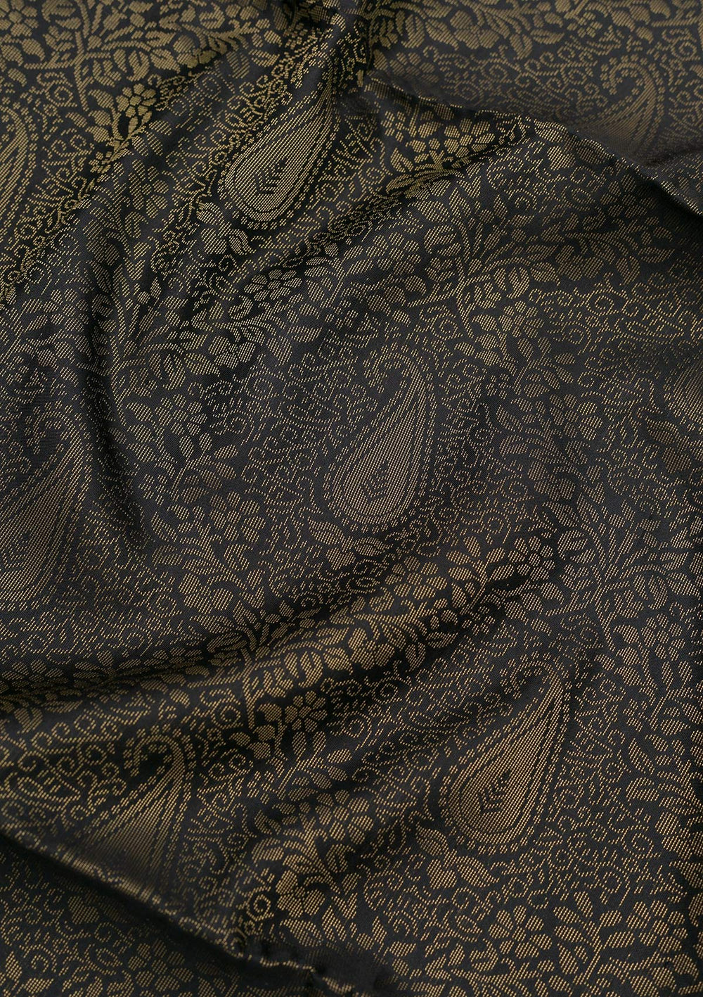 Black Zariwork Pure Silk Saree-Koskii