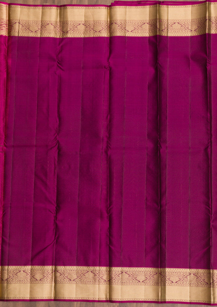 Black Zariwork Pure Silk Saree-Koskii