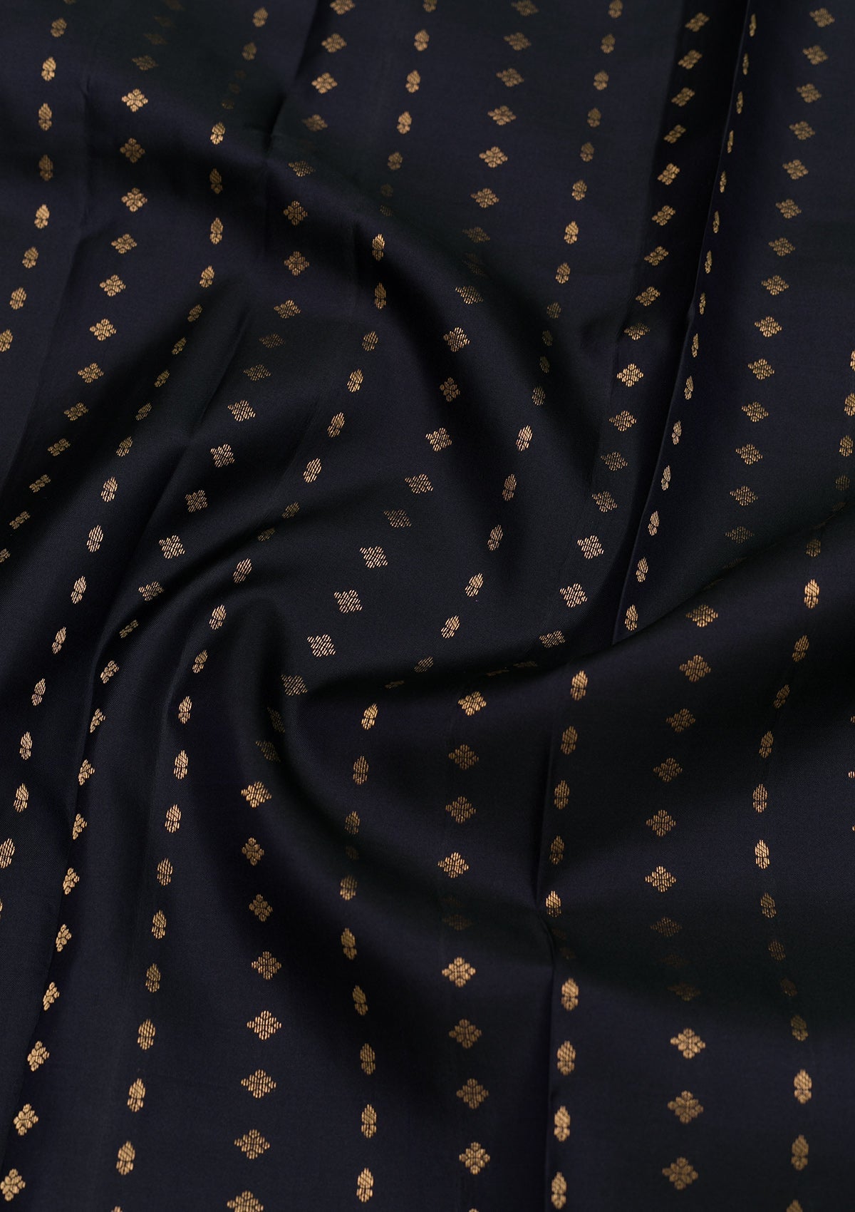 Black Zariwork Pure Silk Saree-Koskii