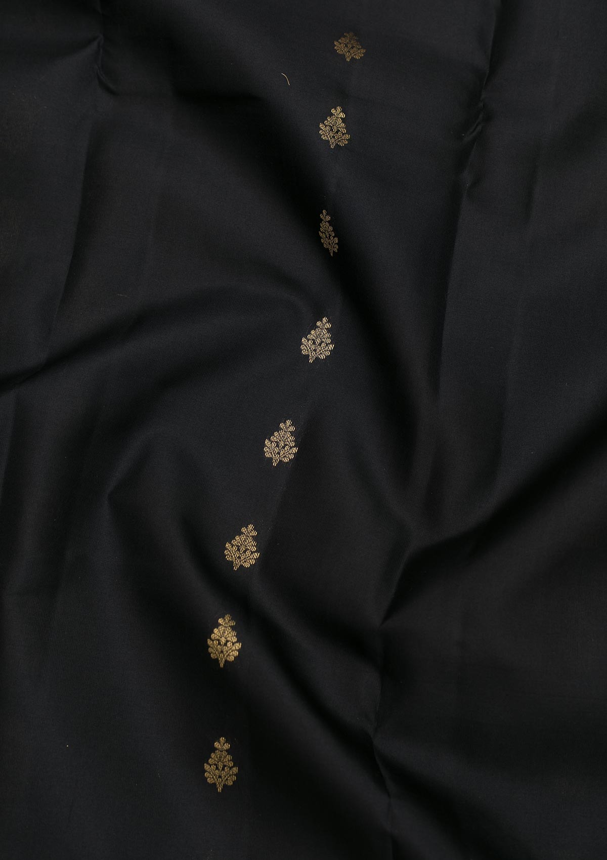 Black Zariwork Pure Silk Saree-Koskii