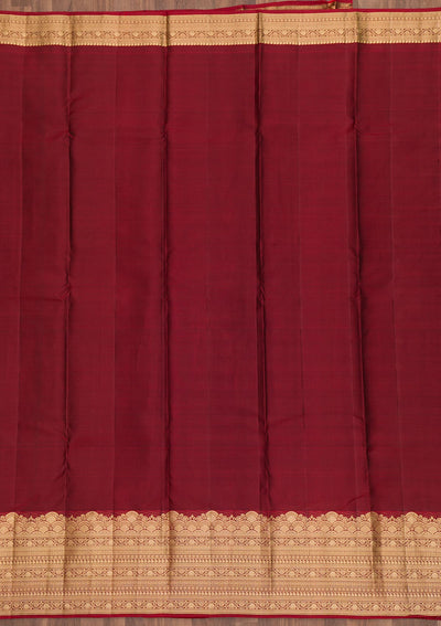 Black Zariwork Pure Silk Saree-Koskii