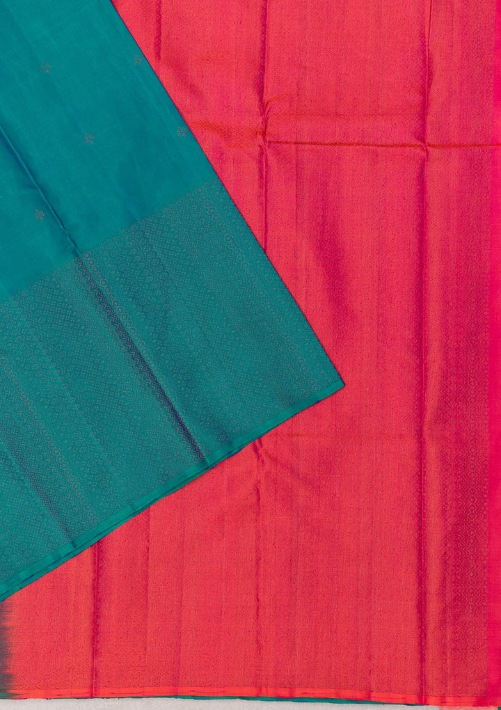 Blue Zariwork Pure Silk Saree-Koskii