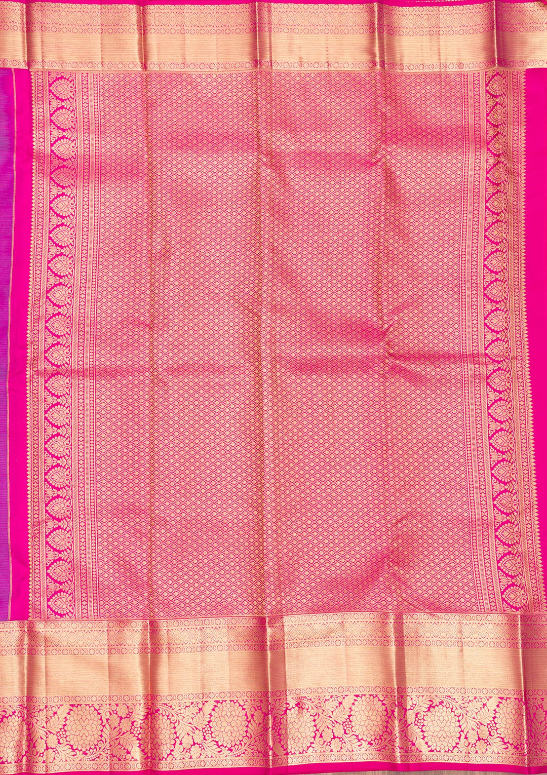 Blue Zariwork Pure Silk Saree-Koskii