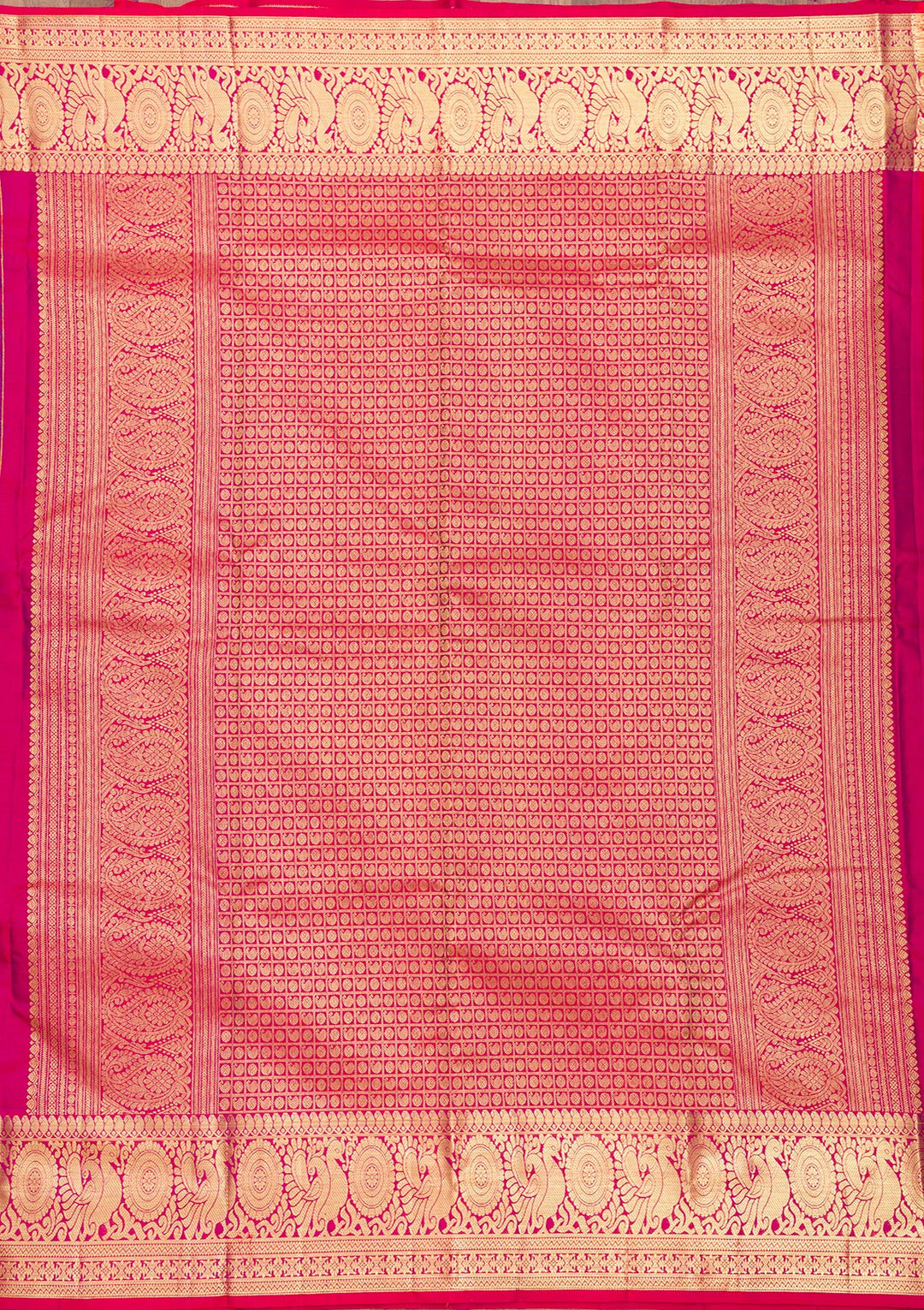 Blue Zariwork Pure Silk Saree-Koskii