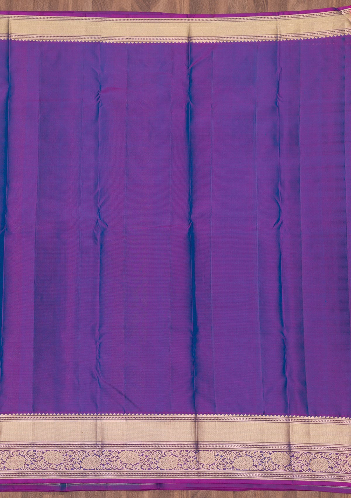 Blue Zariwork Pure Silk Saree-Koskii