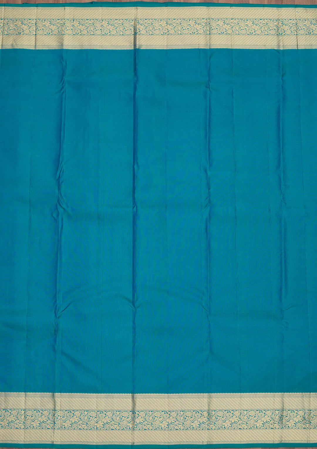 Blue Zariwork Pure Silk Saree-Koskii